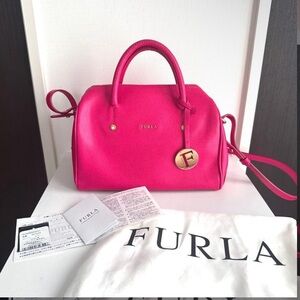 Furla Fuchsia Satchel Bag